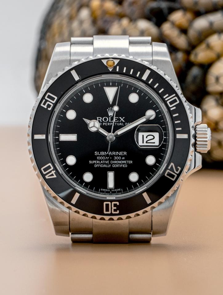 Rolex Submariner Date esfera negra bisel cerámico acero inoxidable