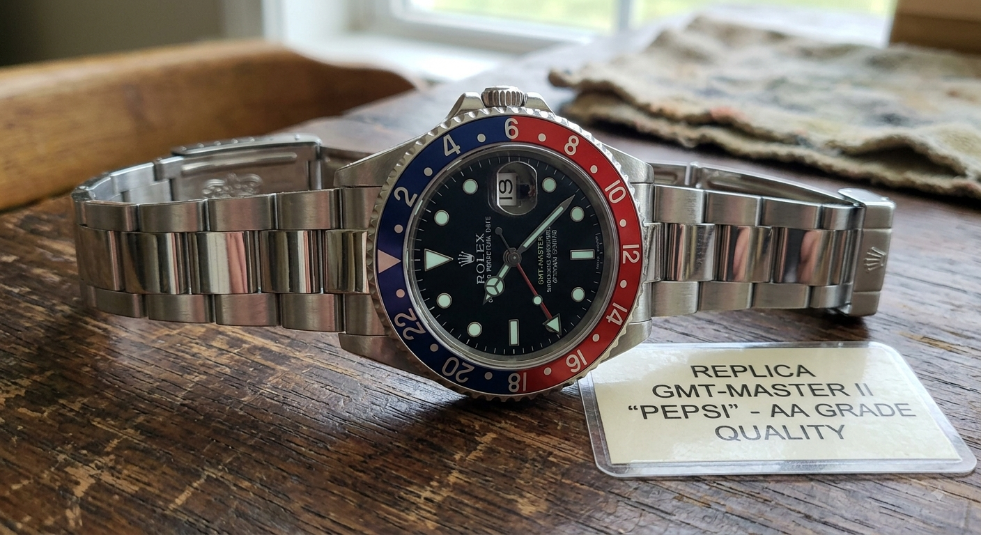 Rolex GMT MASTER II PEPSI- AA