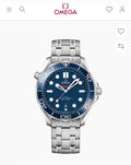 Omega Seamaster Diver 300M esfera azul olas