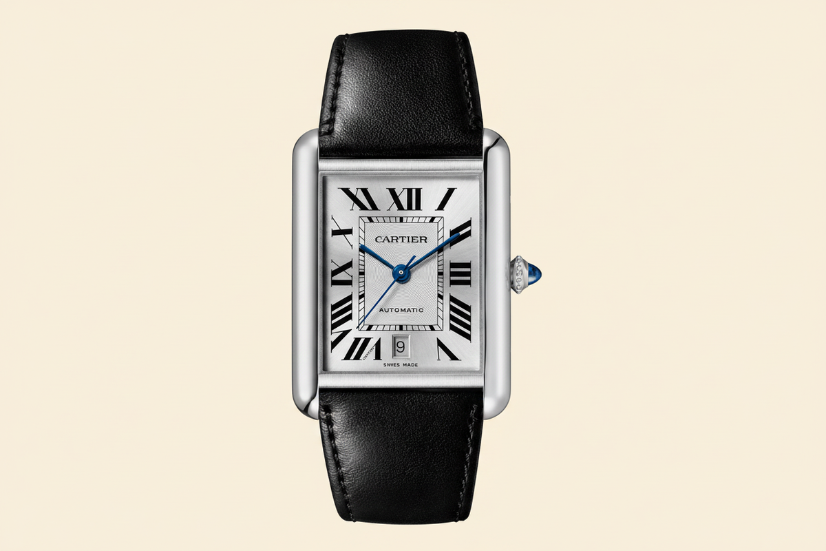 Cartier Tank XL fondo crema
