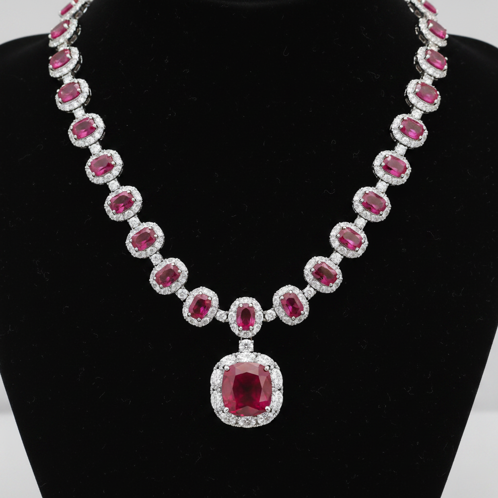 Collar Rubíes