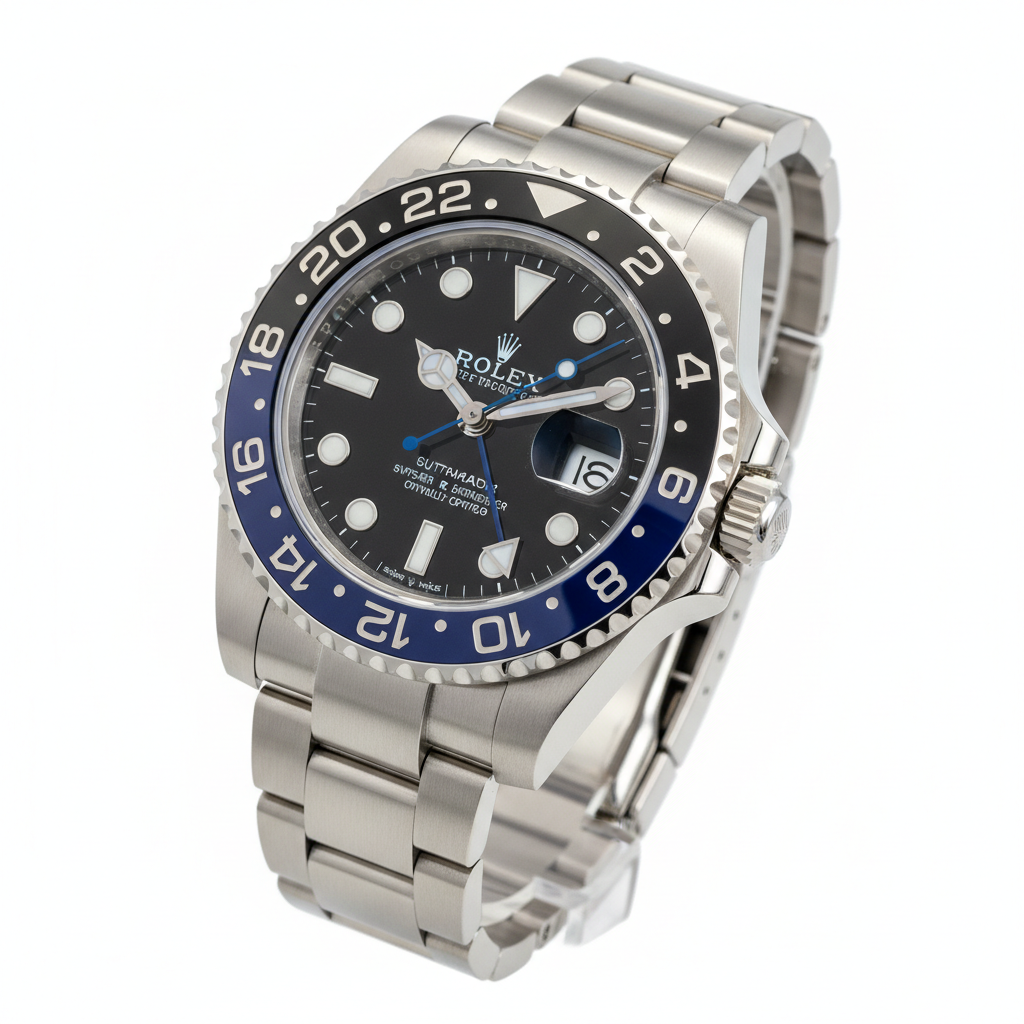 Rolex GMT-Master II Batman bisel negro azul calidad AA