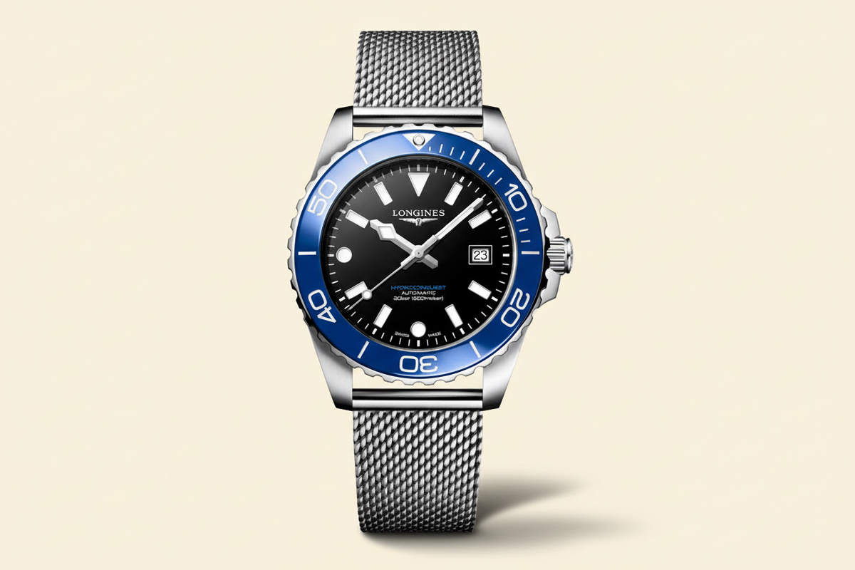 Longines HydroConquest fondo crema
