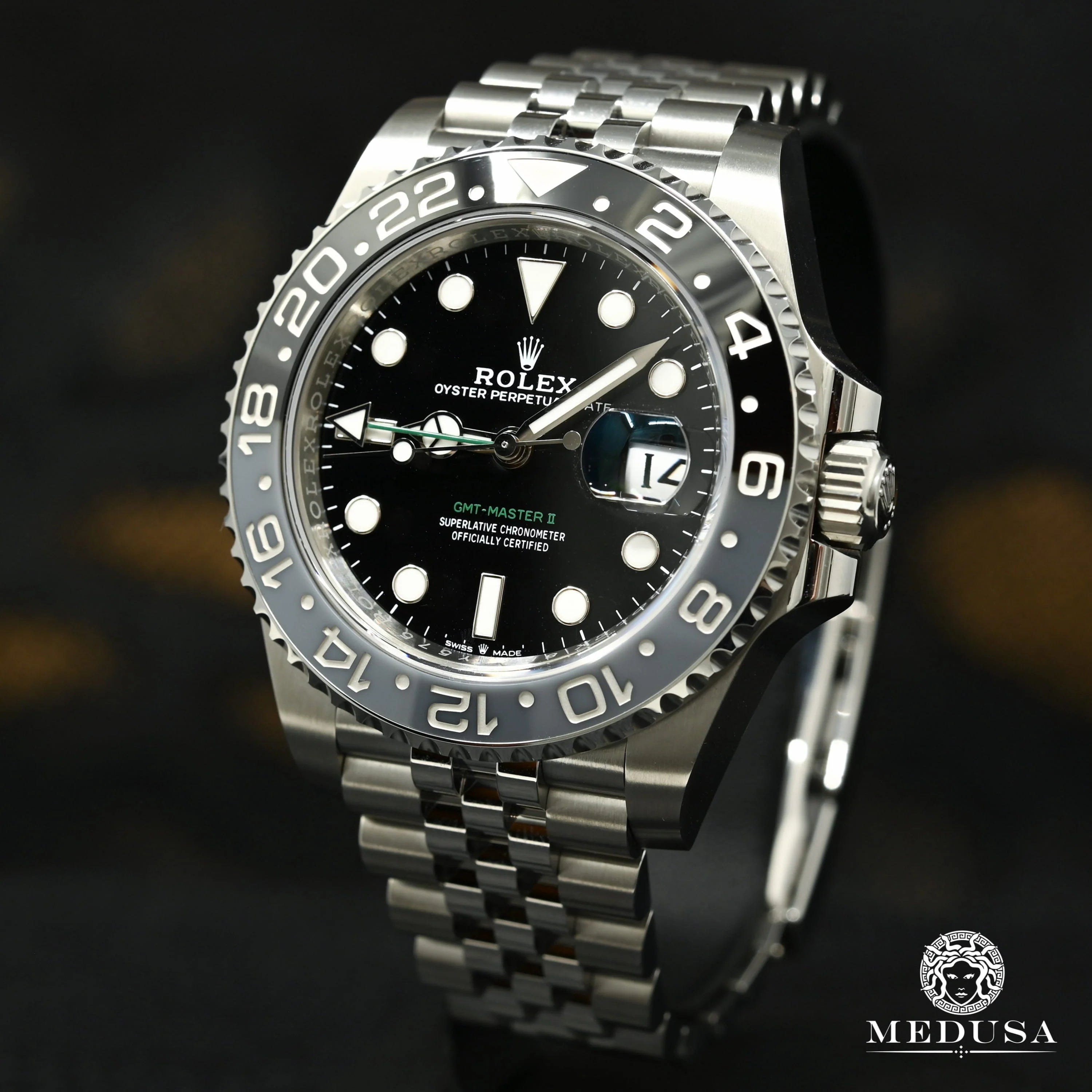 Rolex GMT-Master II Bruce Wayne bisel negro