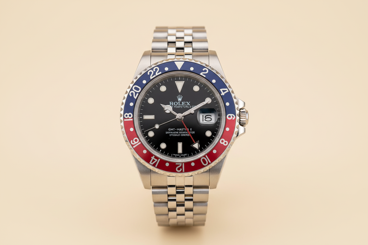 Rolex GMT-Master II Pepsi fondo crema