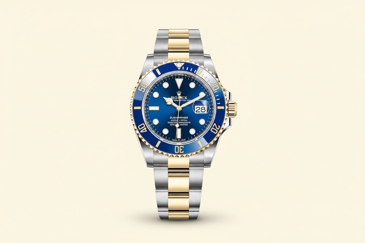 Rolex Submariner Bluesy fondo crema