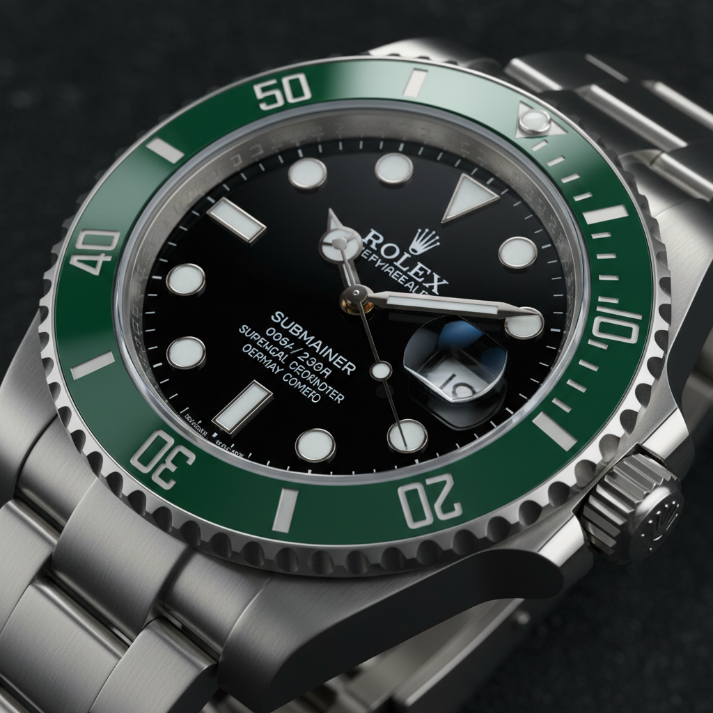 Reloj Rolex Submariner Starbucks Super Clon automático con bisel verde