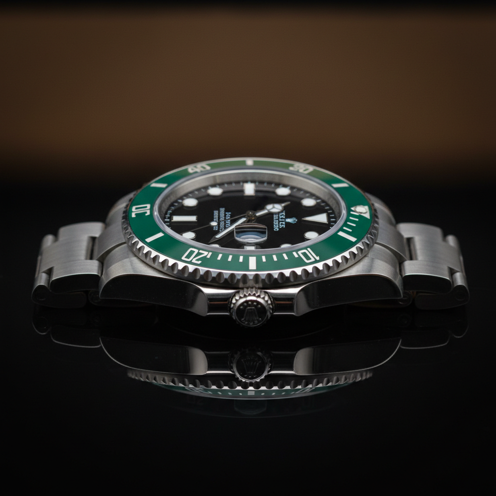 Reloj Rolex Submariner Starbucks Super Clon automático con bisel verde