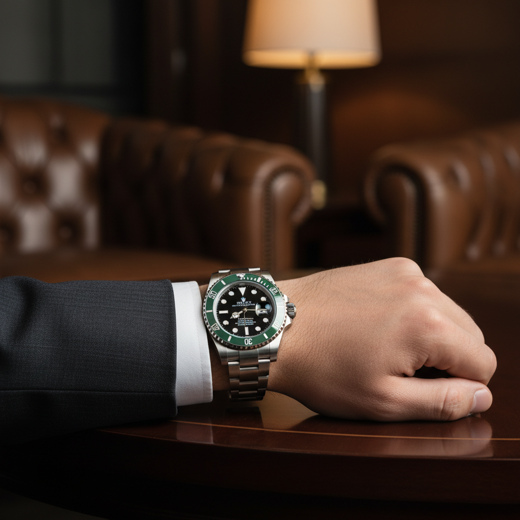 Reloj Rolex Submariner Starbucks Super Clon automático con bisel verde