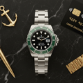 Reloj Rolex Submariner Starbucks Super Clon automático con bisel verde
